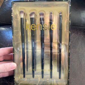 Kensie Eye Brush Set Black